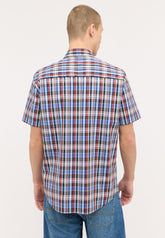 Męska Koszula Mustang Baltimore Summer Check Multi Blue 1015237 12597